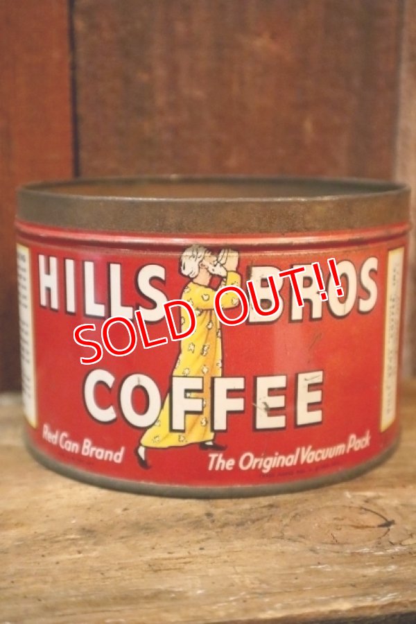 画像1: dp-250205-114 HILLS BROS COFFEE / 1950's Tin Can