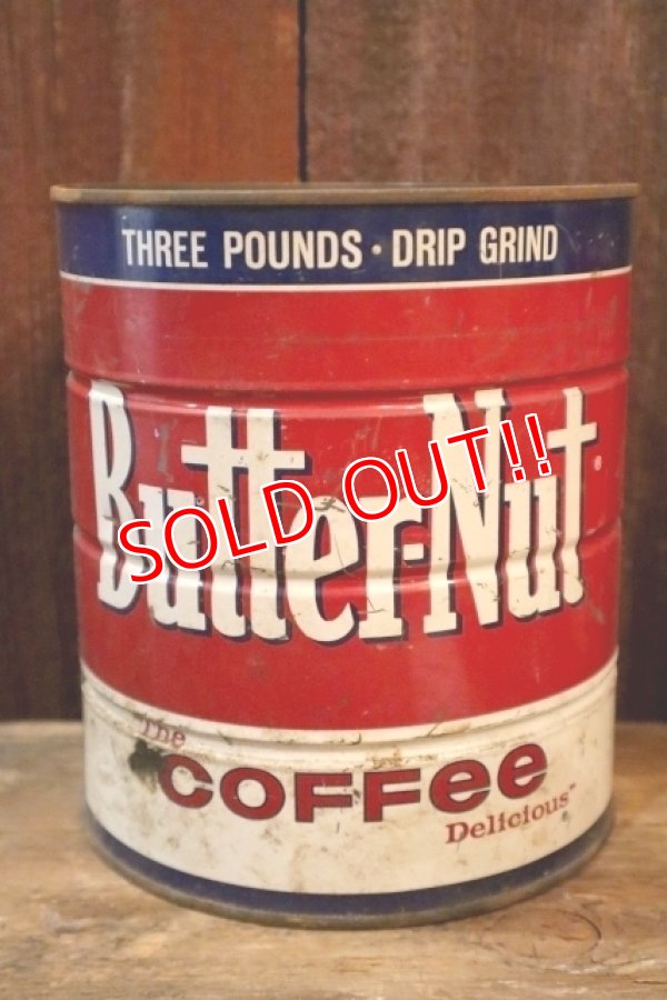 画像1: dp-250205-114 Butter-Nut COFFEE / Vintage 3 LBS. Can