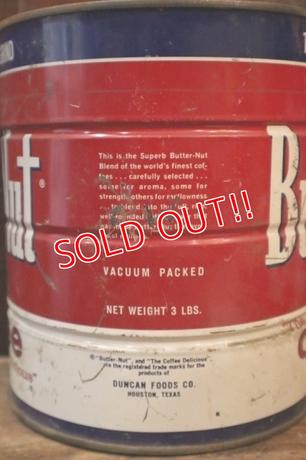 画像5: dp-250205-114 Butter-Nut COFFEE / Vintage 3 LBS. Can