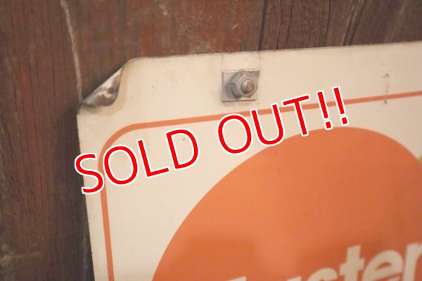 画像4: dp-250205-36 VISA Master Card 1980's W-sided Metal Sign