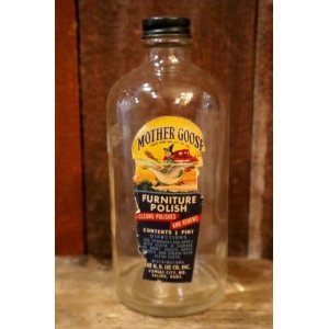 画像: dp-250205-77 THE H.D. LEE COMPANY MOTHER GOOSE FURNITURE POLISH BOTTLE