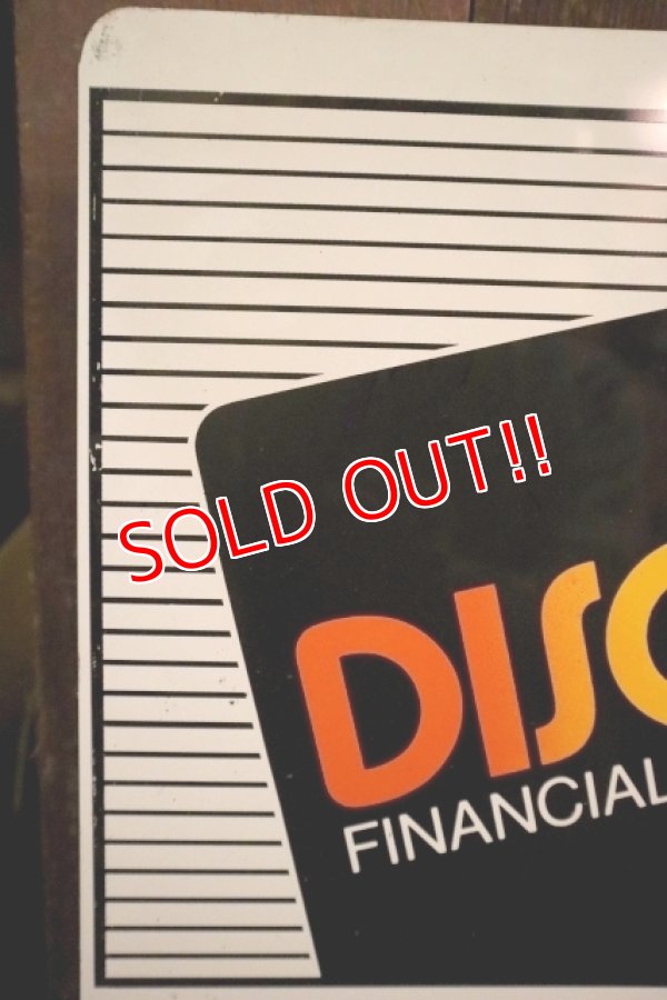 画像6: dp-250205-36 DISCOVER・Master Card・VISA 1990's W-sided Metal Sign