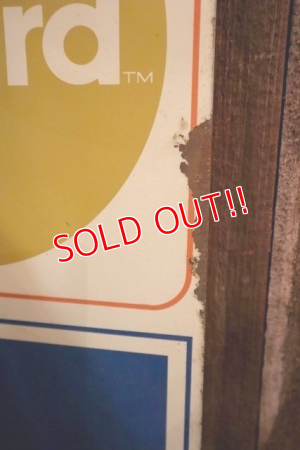 画像5: dp-250205-36 VISA Master Card 1980's W-sided Metal Sign