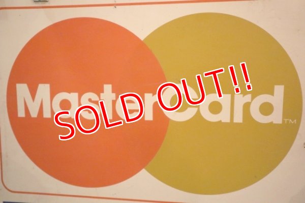 画像2: dp-250205-36 VISA Master Card 1980's W-sided Metal Sign