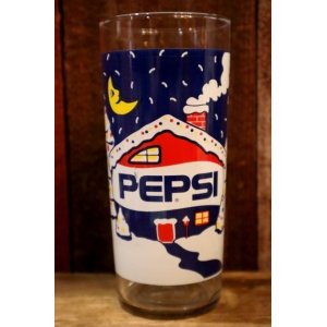 画像: dp-250205-48 PEPSI 1990's HOLIDAY GLASS