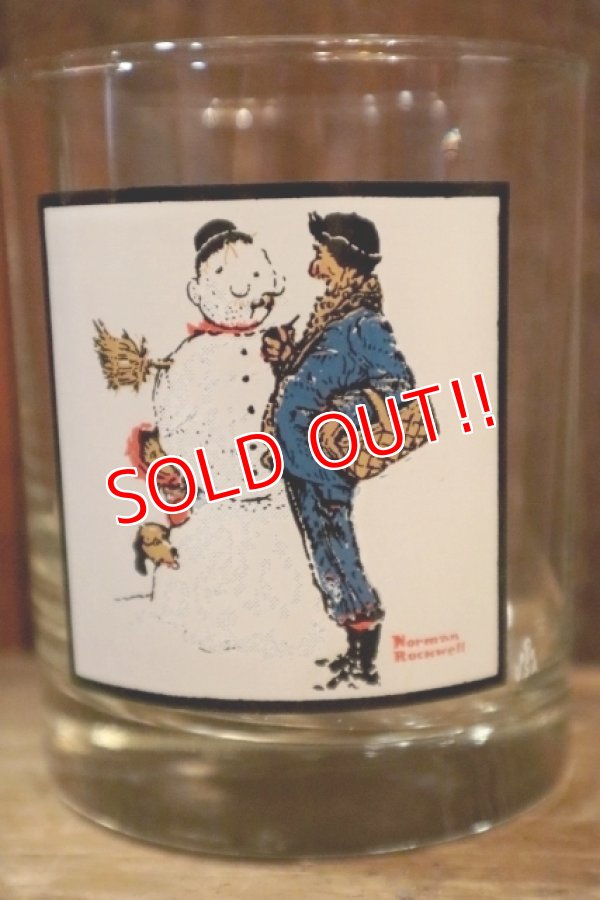 画像2: dp-250205-37 PEPSI 1979 NORMAN ROCKWELL "SNOW SCULPTURING" GLASS