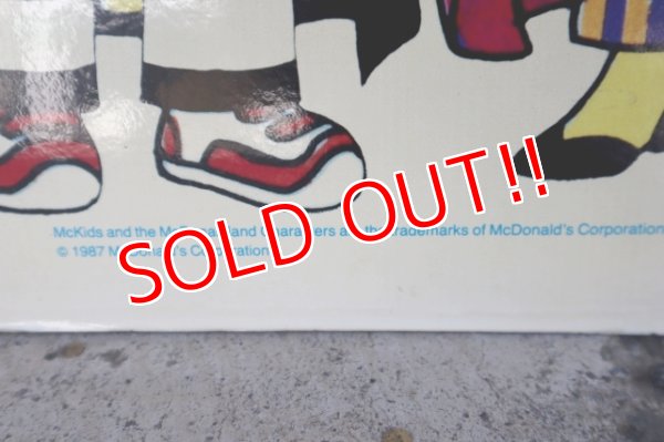 画像7: ct-250205-06 McDonald's 1987 Characters Sign