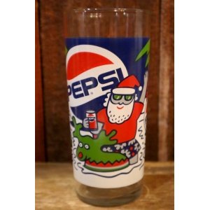 画像: dp-250205-47 PEPSI 1990's HOLIDAY GLASS