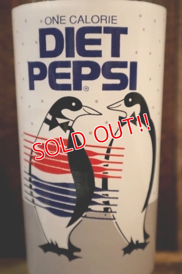 画像2: dp-250205-44 DIET PEPSI 1990's PENGUIN GLASS