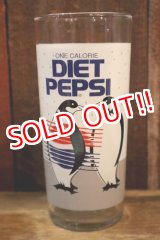 画像: dp-250205-44 DIET PEPSI 1990's PENGUIN GLASS
