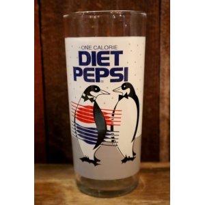 画像: dp-250205-44 DIET PEPSI 1990's PENGUIN GLASS