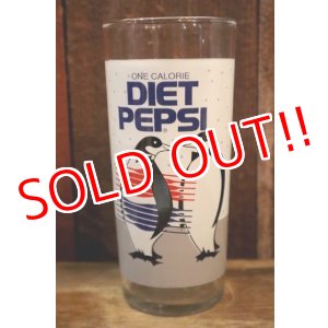 画像: dp-250205-44 DIET PEPSI 1990's PENGUIN GLASS