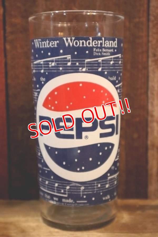 画像1: dp-250205-45 PEPSI 1990's Winter Wonderland GLASS