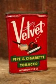 画像1: dp-250320-10 Velvet / 1960's Pipe & Cigarette Tobacco Can