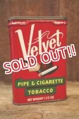 画像: dp-250320-10 Velvet / 1960's Pipe & Cigarette Tobacco Can