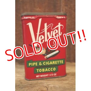 画像: dp-250320-10 Velvet / 1960's Pipe & Cigarette Tobacco Can