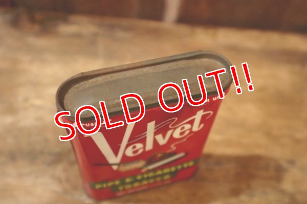 画像7: dp-250320-10 Velvet / 1960's Pipe & Cigarette Tobacco Can