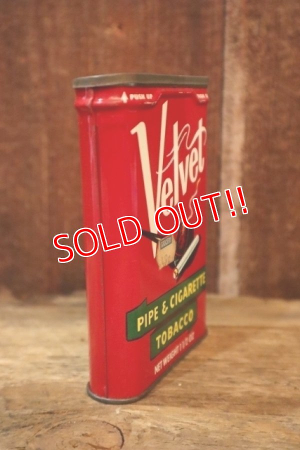 画像6: dp-250320-10 Velvet / 1960's Pipe & Cigarette Tobacco Can