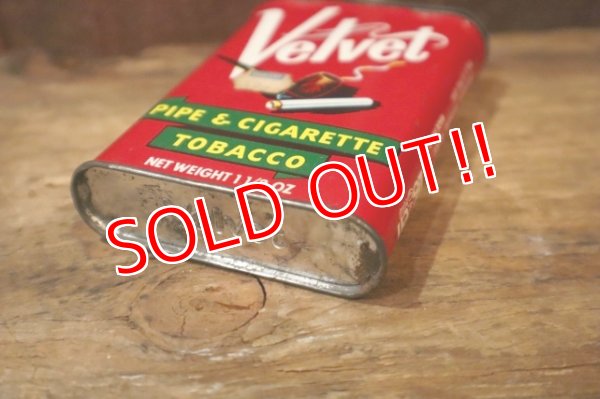 画像9: dp-250320-10 Velvet / 1960's Pipe & Cigarette Tobacco Can