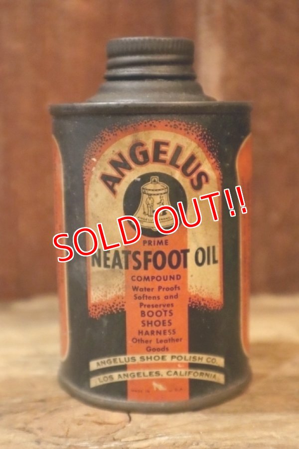 画像1: dp-250320-10 ANGELUS NEATSFOOT OIL CAN