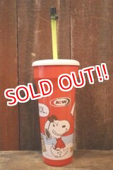 画像: ct-250320-51 Snoopy (Joe Cool) / A&W 1990's Plastic Cup