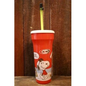 画像: ct-250320-51 Snoopy (Joe Cool) / A&W 1990's Plastic Cup