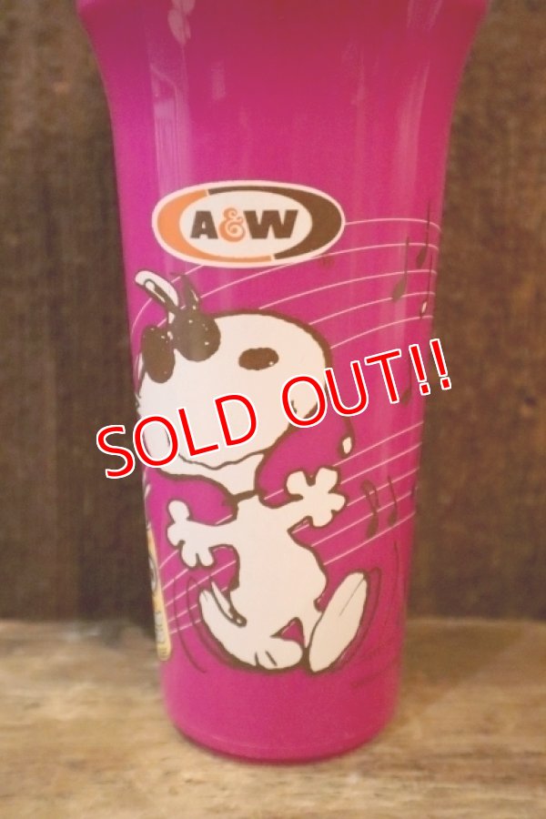 画像2: ct-250320-49 Snoopy (Joe Cool) / A&W 1990's Plastic Cup