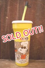 画像: ct-250320-50 Snoopy (Joe Cool) / A&W 1990's Plastic Cup
