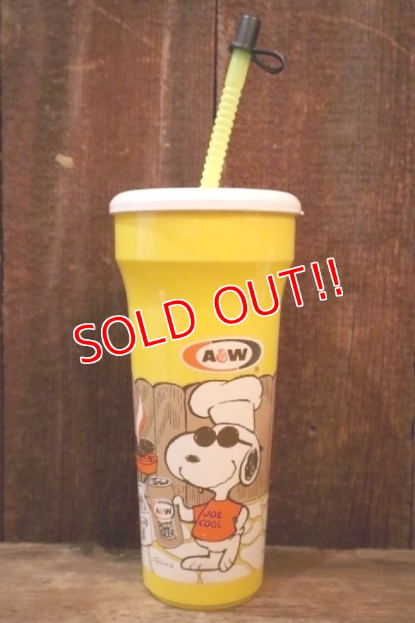 画像1: ct-250320-50 Snoopy (Joe Cool) / A&W 1990's Plastic Cup