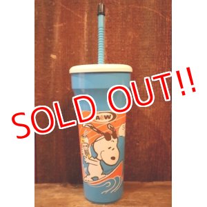 画像: ct-250320-48 Snoopy (Joe Cool) / A&W 1990's Plastic Cup