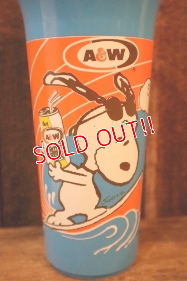 画像2: ct-250320-48 Snoopy (Joe Cool) / A&W 1990's Plastic Cup
