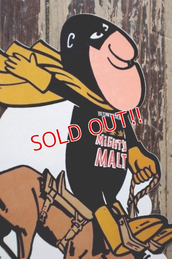 画像2: ct-250320-34 BUD MAN MIGHTY MALT 1970's STICKER (2)