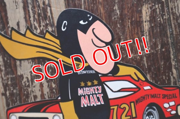 画像2: ct-250320-34 BUD MAN MIGHTY MALT 1970's STICKER (6)