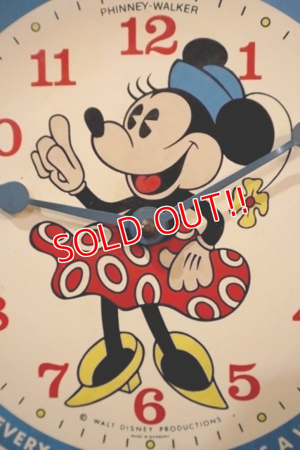 画像2: ct-250320-52 Minnie Mouse / PHINNEY-WALKER 1960's Wall Clock