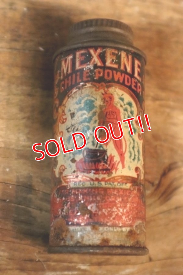 画像2: dp-250319-27 MEXENE CHILE POWDER 1940's CAN