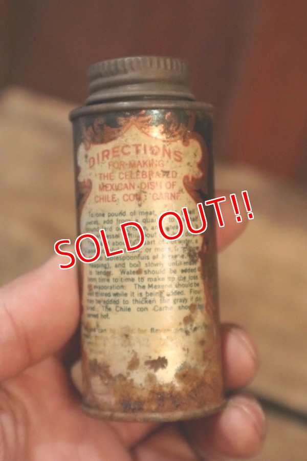 画像3: dp-250319-27 MEXENE CHILE POWDER 1940's CAN