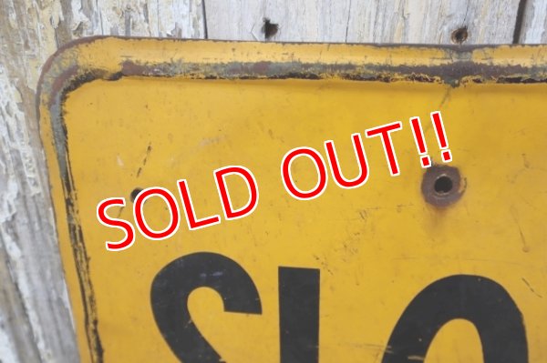 画像2: dp-250319-19 Road Sign "SLOW SCHOOL ZONE"