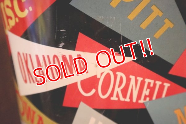 画像7: dp-250319-05 HARVELL 1950's-1960's College Pennant Trash Can