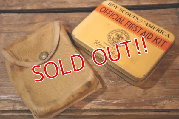 画像1: dp-250320-17 Johnson & Johnson BOY SCOUT OFFICIAL FIRST AID KIT CAN