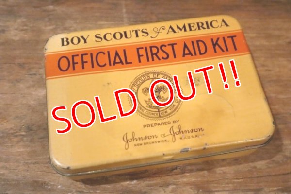 画像2: dp-250320-17 Johnson & Johnson BOY SCOUT OFFICIAL FIRST AID KIT CAN