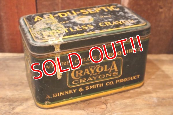 画像1: dp-250320-13 A BINNY & SMITH CO. 1930's CRAYOLA CRAYON CAN