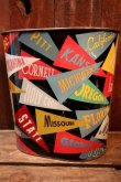 画像2: dp-250319-05 HARVELL 1950's-1960's College Pennant Trash Can