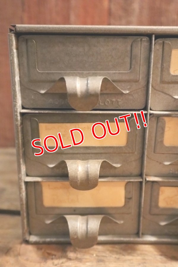 画像2: dp-250319-08 ADDRESSLLOTT 1950's STEEL PARTS BOX