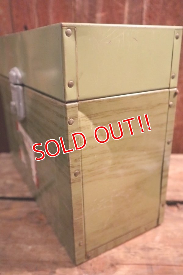 画像3: dp-250320-05 Skotch Kooler PORTA FILE 1970's Metal  File Box