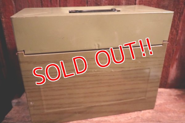 画像7: dp-250320-05 Skotch Kooler PORTA FILE 1970's Metal  File Box