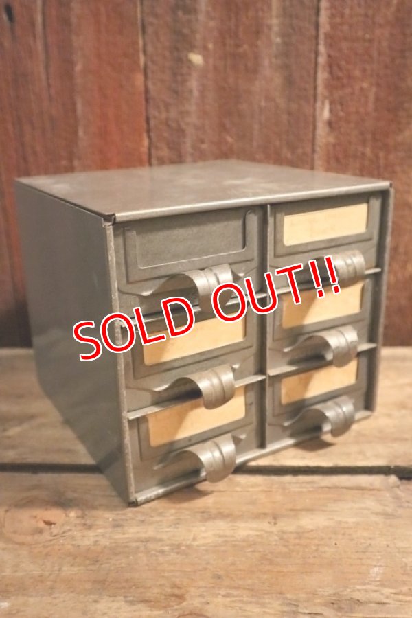 画像1: dp-250319-08 ADDRESSLLOTT 1950's STEEL PARTS BOX