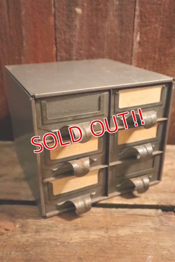 画像1: dp-250319-09 ADDRESSLLOTT 1950's STEEL PARTS BOX