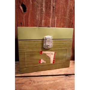画像: dp-250320-05 Skotch Kooler PORTA FILE 1970's Metal  File Box