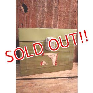 画像: dp-250320-05 Skotch Kooler PORTA FILE 1970's Metal  File Box