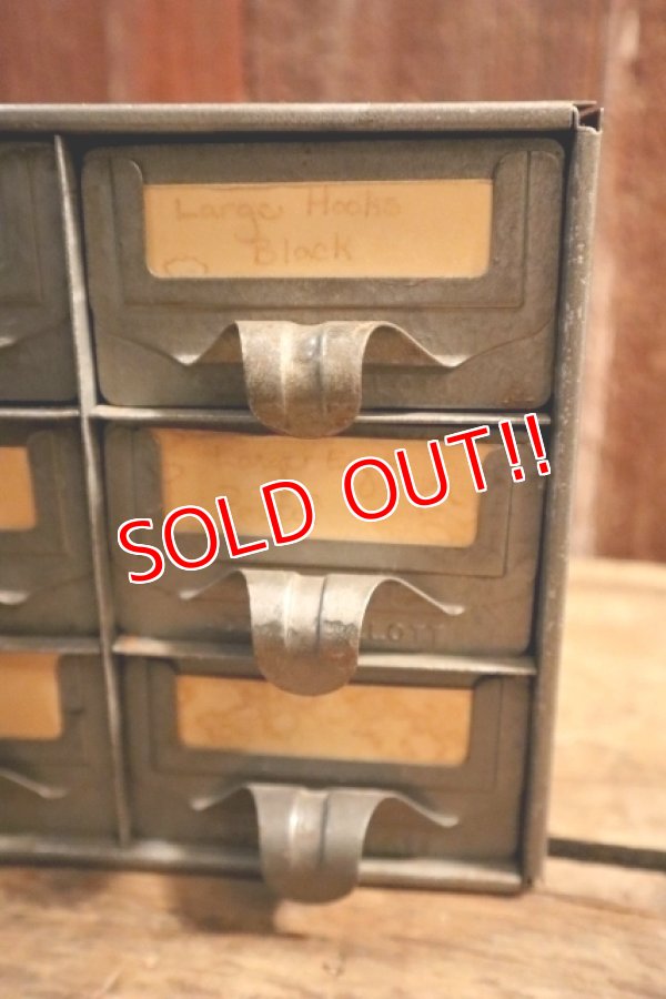 画像3: dp-250319-08 ADDRESSLLOTT 1950's STEEL PARTS BOX